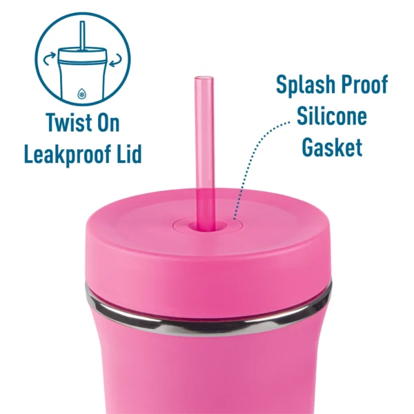 32oz All-Day Chill Tumbler with Handle" - Image 2