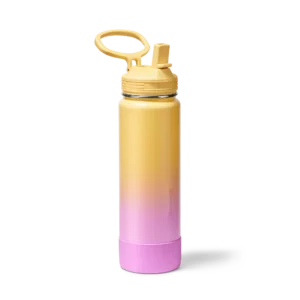24oz All-Day Cool Water Bottle with Leakproof Straw Lid